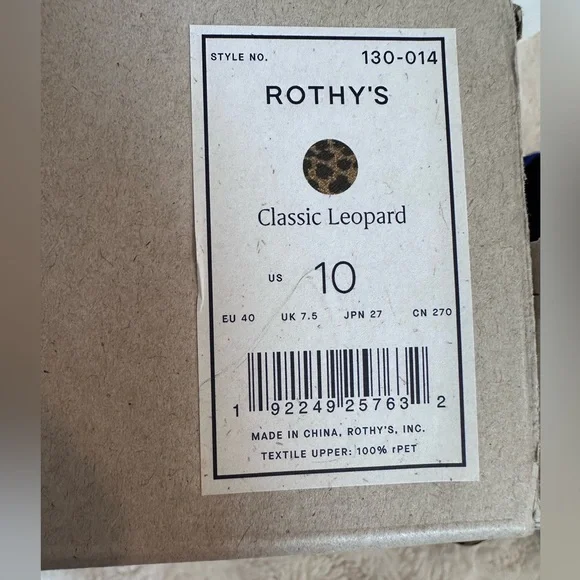 Rothy’s Leopard Print Women's Loafers Size 10 New in Box - Picture 6 of 10